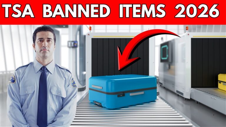TSA Will CONFISCATE These Items in 2026! Don’t Bring Them!