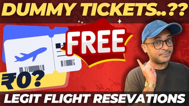 100% Legit FREE Dummy Ticket Booking for Visa (Schengen, UK, Japan) | Flight Reservations