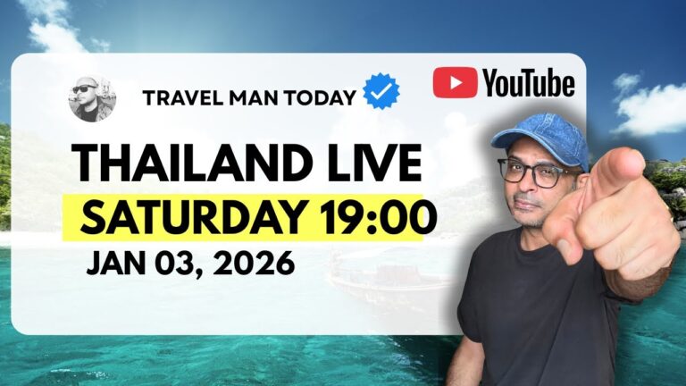 Thailand Travel 2026 Live Q&A Jan 03, 2026 🔴