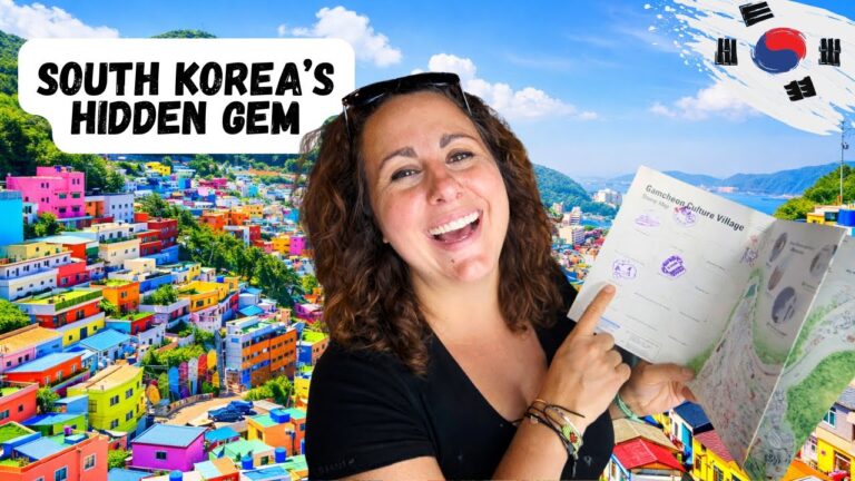 Busan’s TOP Hidden Places Surprised us the MOST | Exploring Gamecheon Village 🇰🇷